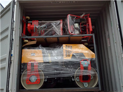 20臺(tái)壓路機(jī)、鉆孔取芯機(jī)以及路面切割機(jī)出口新加坡